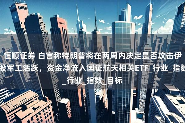恒顺证券 白宫称特朗普将在两周内决定是否攻击伊朗，A股军工活跃，资金净流入国证航天相关ETF_行业_指数_目标