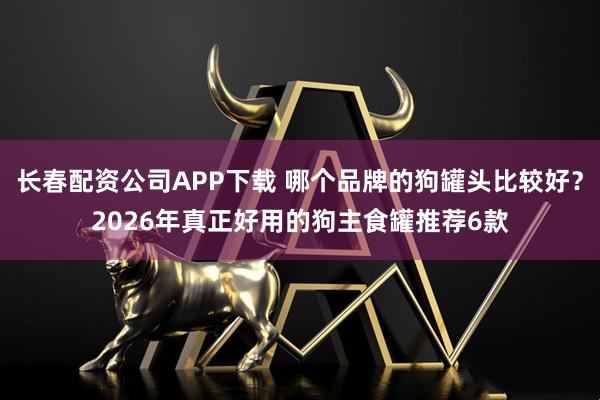 长春配资公司APP下载 哪个品牌的狗罐头比较好？2026年真正好用的狗主食罐推荐6款